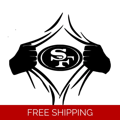 NFL Football San Francisco 49ers die cut vinyl decal NFL Football San Francisco 49ers die cut vinyl decal